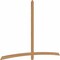 Ekena Millwork Bellingham Timber Gable Bracket, Western Red Cedar, 108"W x 72"H x 1 1/2"D x 3 1/2"F, 16/12 Pitch GBW108X72X0204BEL00SWR - alternate 4